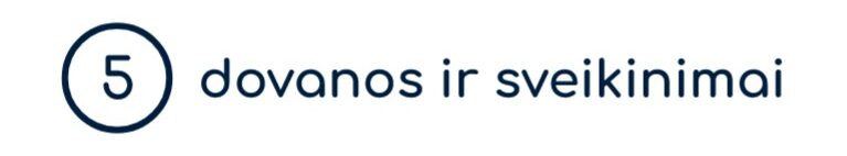 Dovanos ir sveikinimai